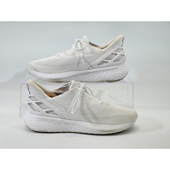 WN Men's 7.5W Women's 9W Kizik Athens Athletic Shoes White Casual Sneakers EUC! - Picture 3 of 8